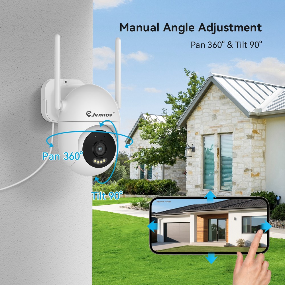 5MP Wireless Home Security Camera System 10CH NVR Two Way Audio Human Detection