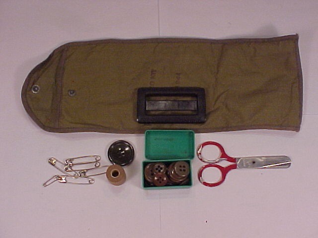 ORIGINAL, VG+ & VERY COMPLETE GI's "Soldier's Housewife" Sewing Kit--Issue Type?