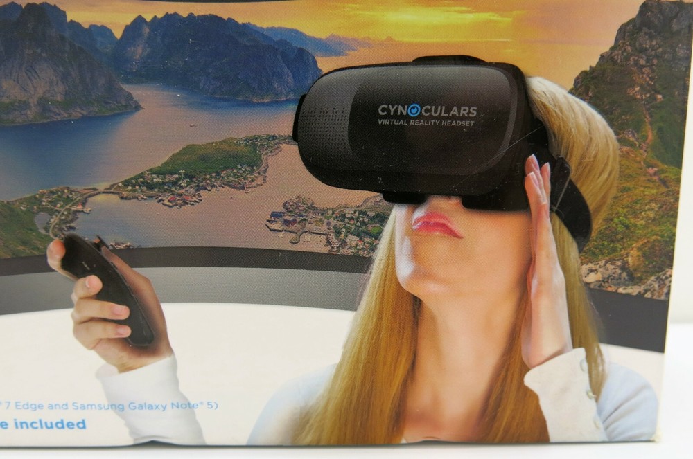 Cynoculars 3D Virtual Reality Headset Wireless Gaming Remote Compatible
