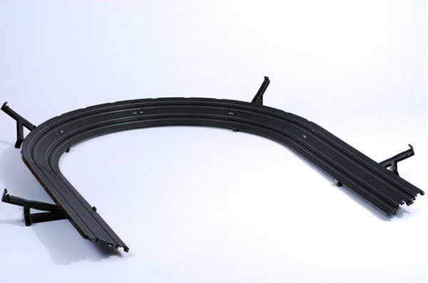 AFX Banked Curve 12" Radius HO Slot Car Track Sections - 70625