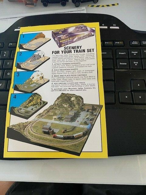 MOUTAIN VALLEY SCENERY KIT TRAIN INSTRUCTIONS