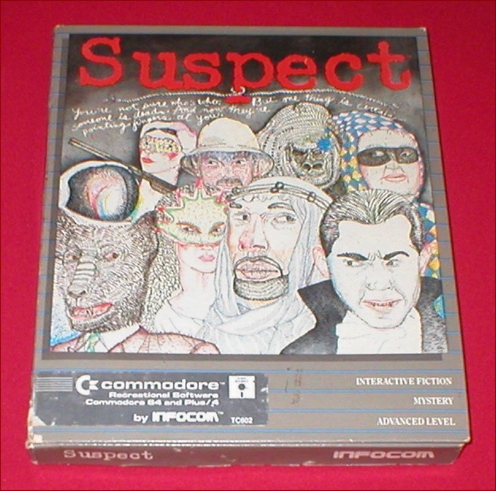 Suspect for the Commodore 64 C64 128 Computer NEW IN BOX