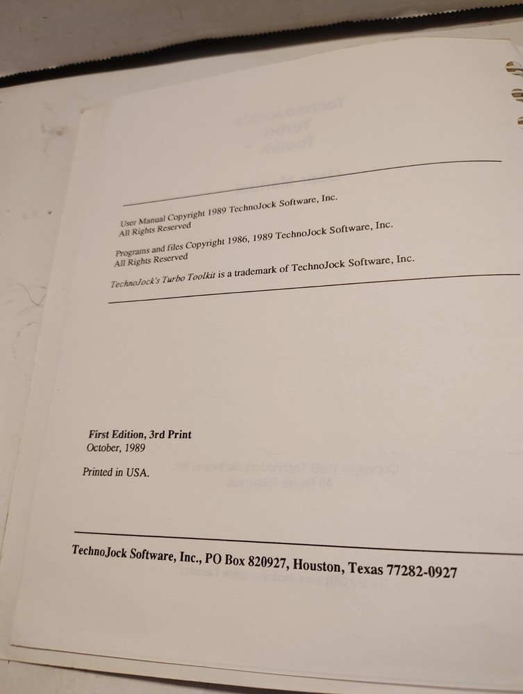 Techno Jocks Turbo Tool Kit 5.0 Book