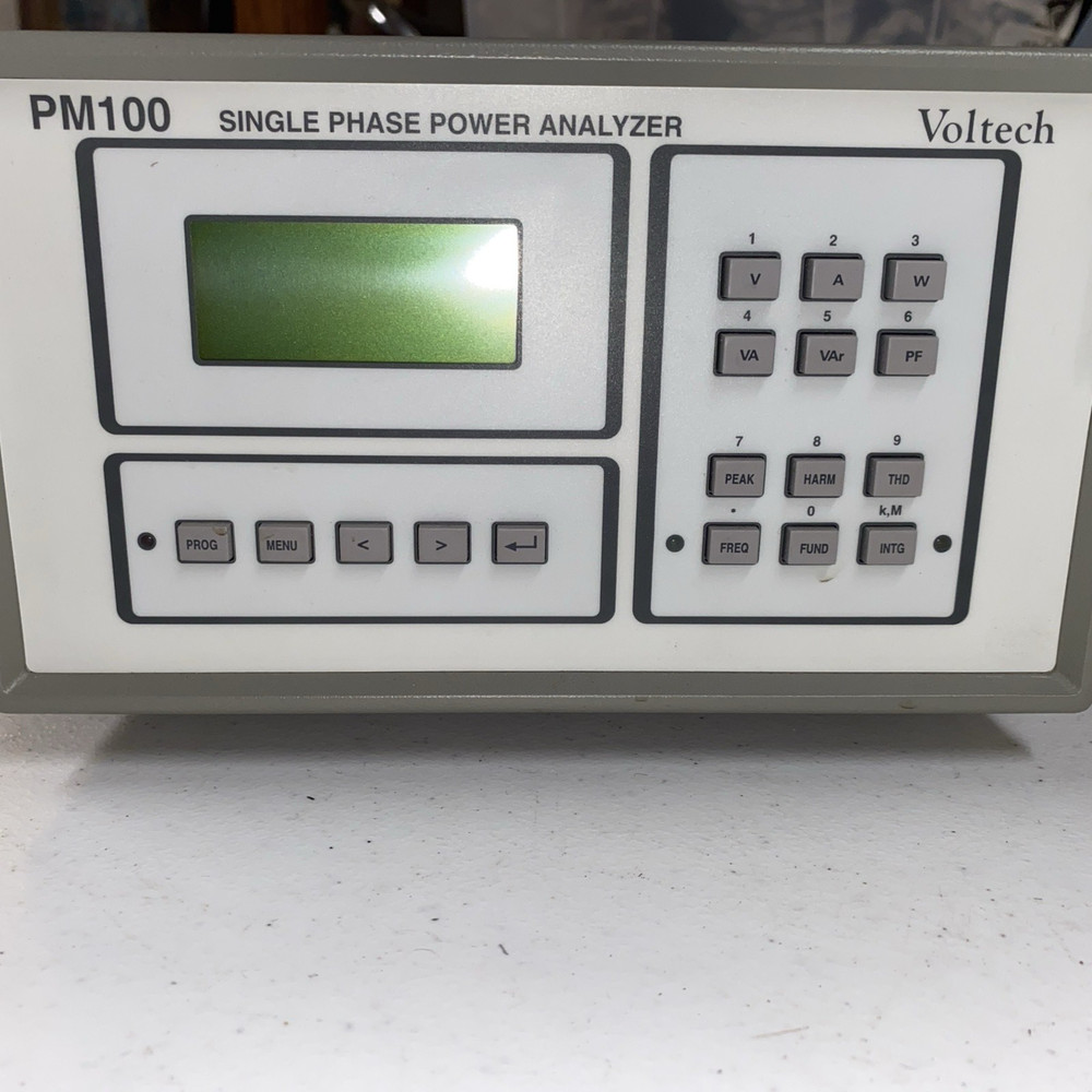Voltech PM100 Single Phase Power Analyzer