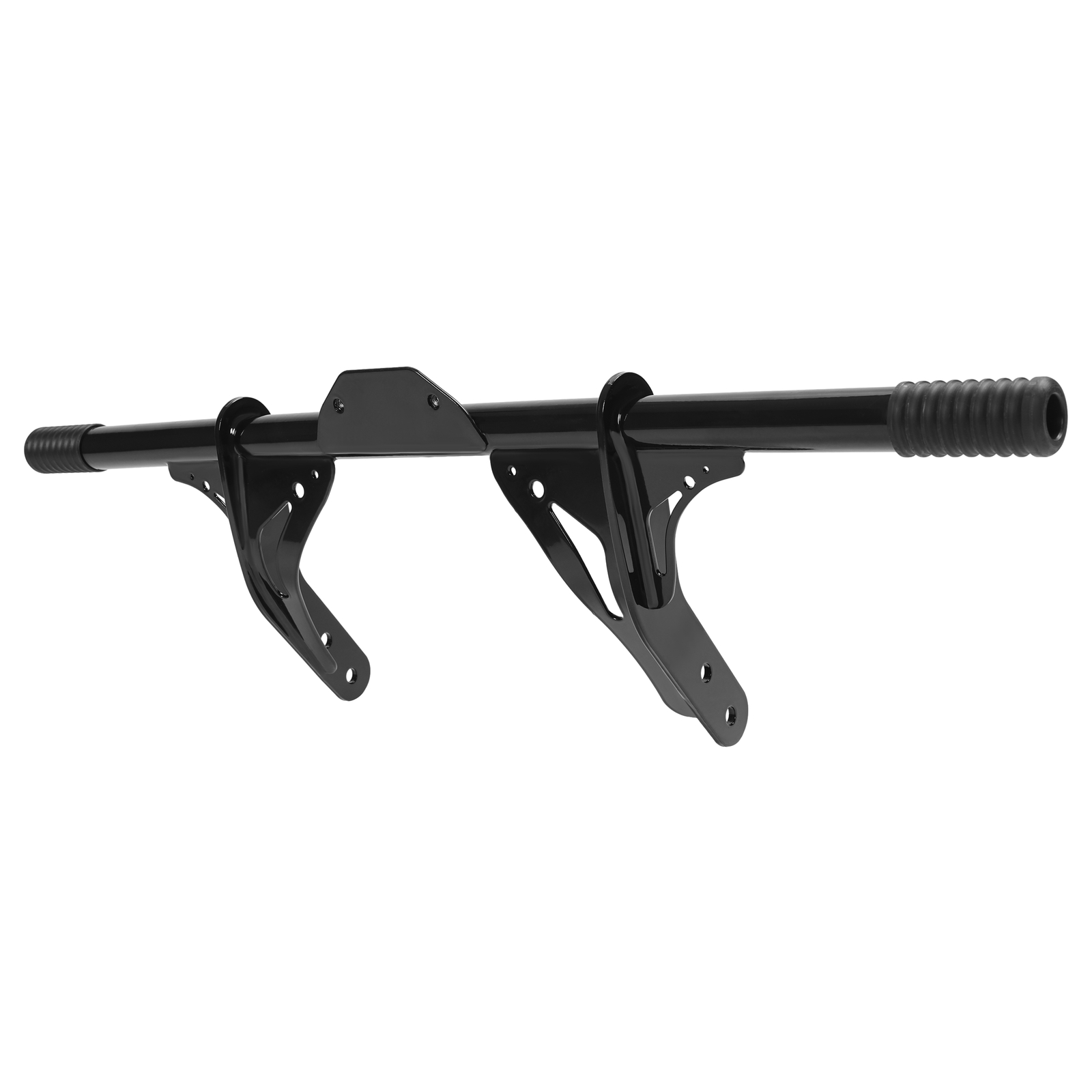 Black Front Crash Bar Protector For Harley Davidson Dyna 06-17 W/ Mid Control