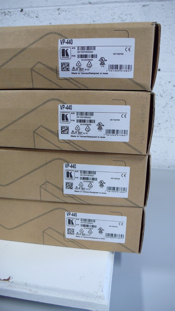 Kramer VP-440 6 Input Presentation Switcher Scaler /open box