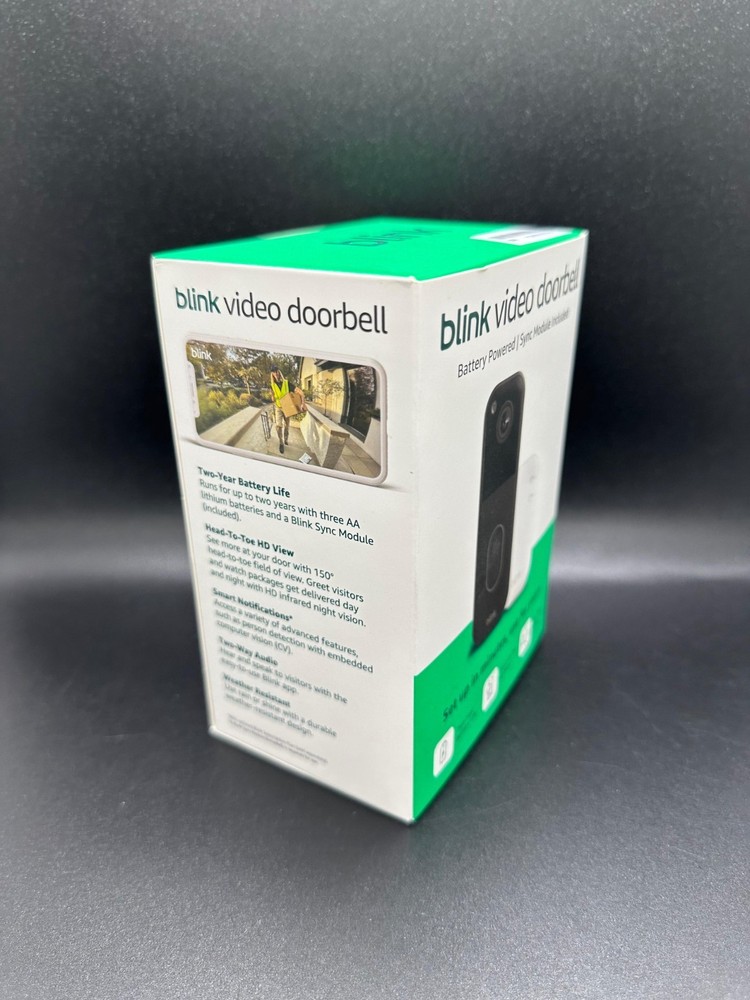 Blink Video Doorbell (newest model) – with Sync Module Core
