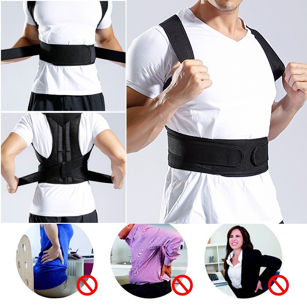Back Brace Posture Corrector Adjustable Upper Back Brace for Clavicle to Support