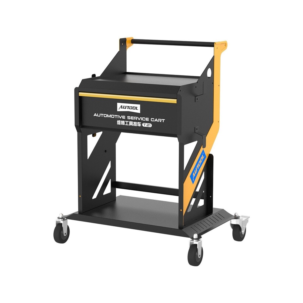 Rolling Tool Cart Mechanic Storage For Fuel Injector Cleaning & Testing Machine