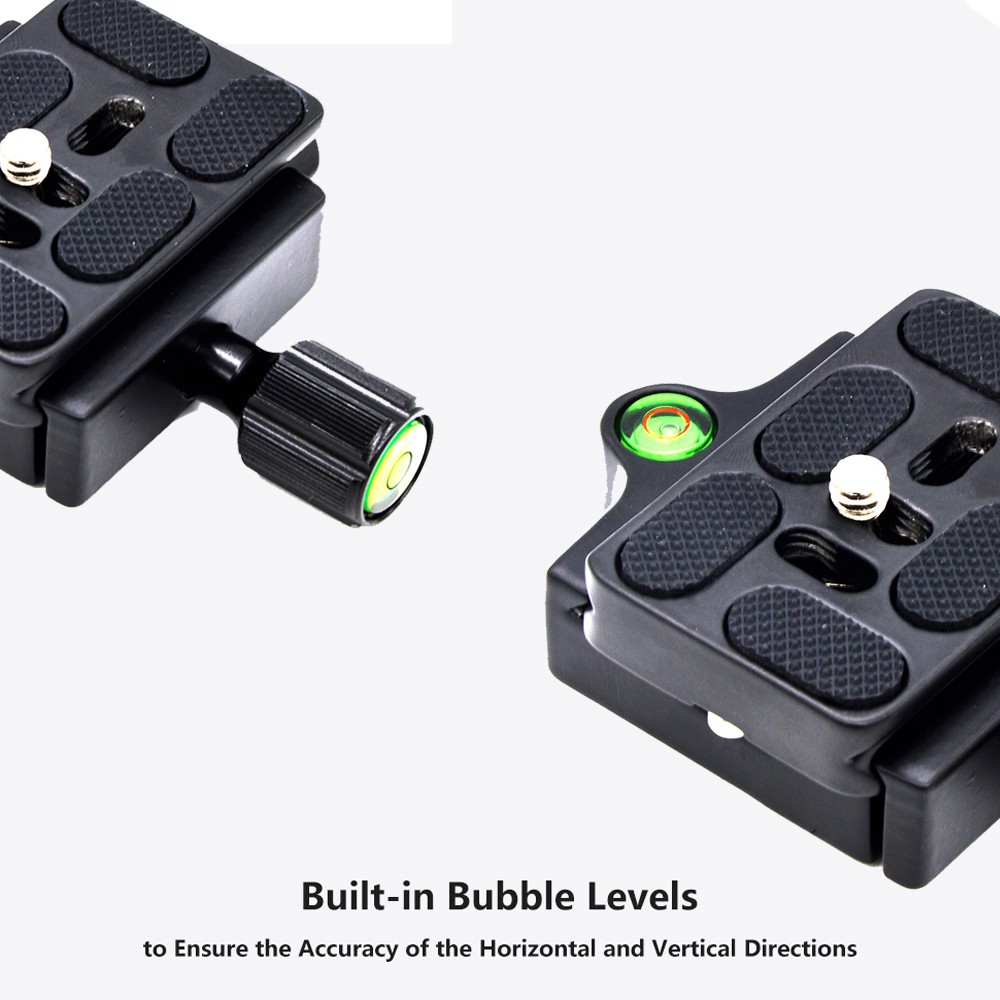 Quick Release Plate & Clamp Mount Adapter kit with Arca-Swiss For Camera Tripod