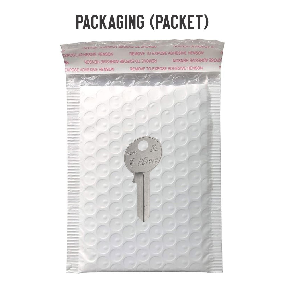 VR91A Key Blank Nickel