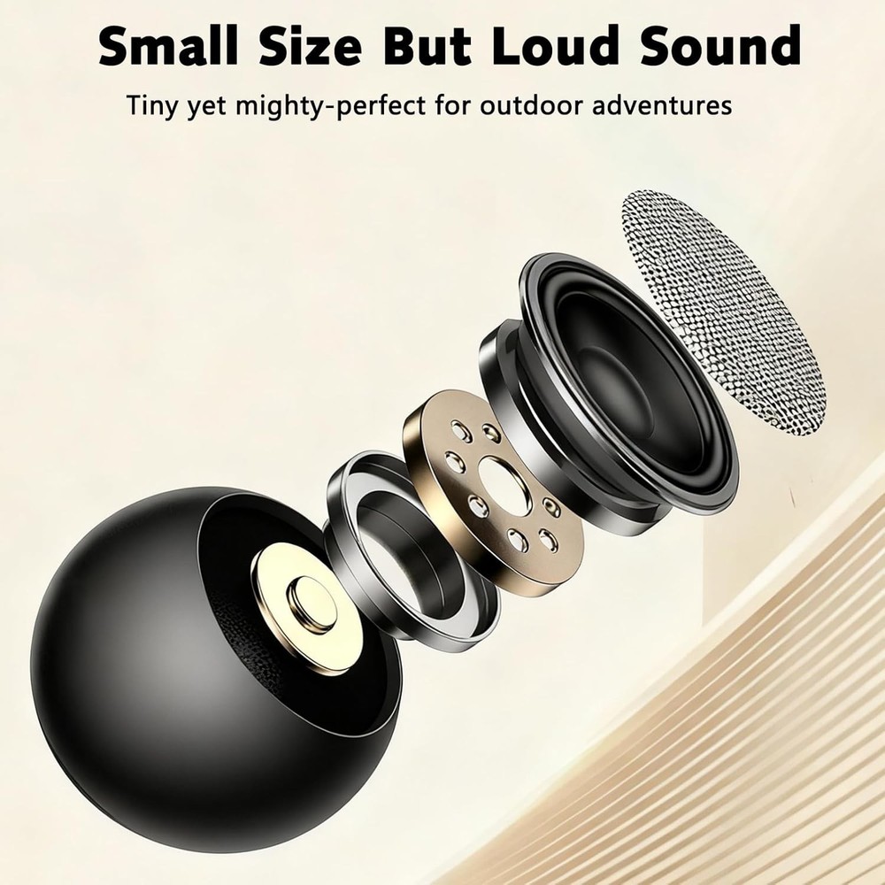 Portable Mini Bluetooth Speaker, Small Wireless Speaker Bluetooth 5.3 with Stere