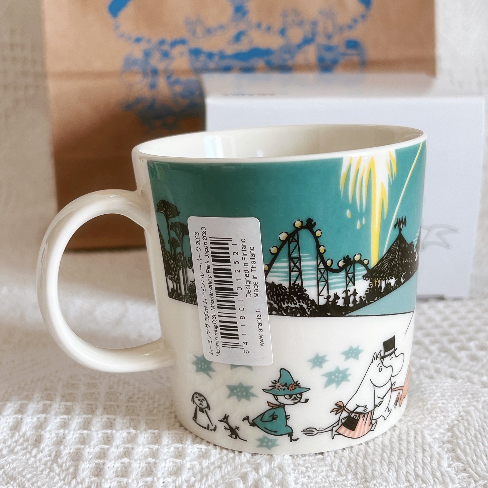 Moomin ARABIA Mug 2pcs Set Simple Joy 2026 & Park 2023 Limited w/ Bag -Fast Ship