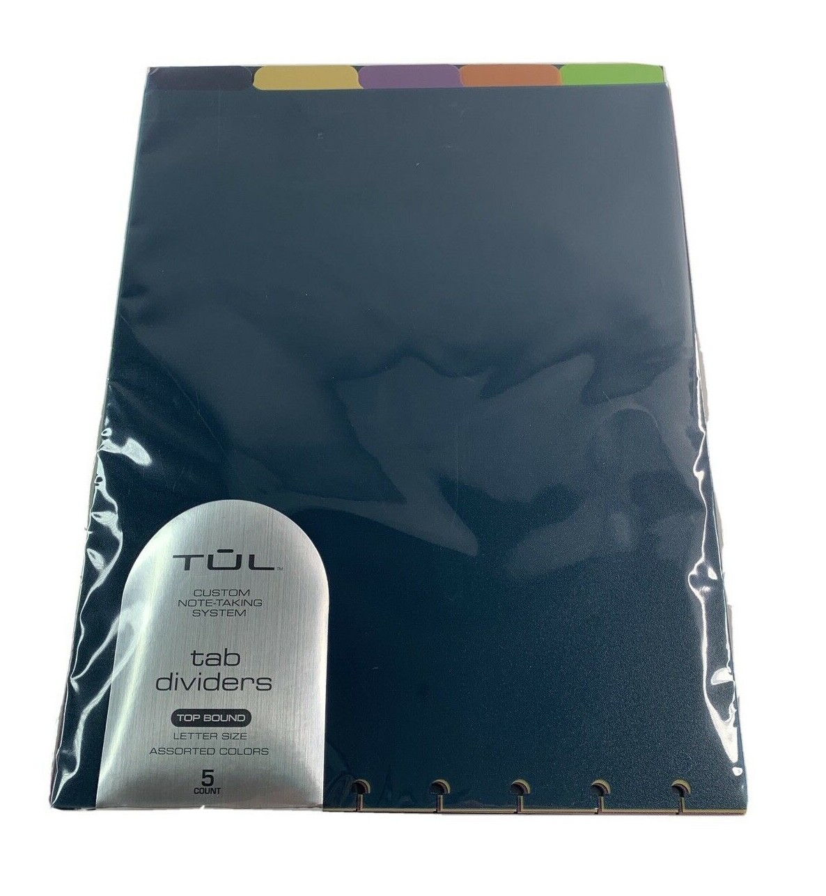 TUL Top-Bound Tab Dividers For Custom Discbound System, 8-1/2" x 11", 5-Pk