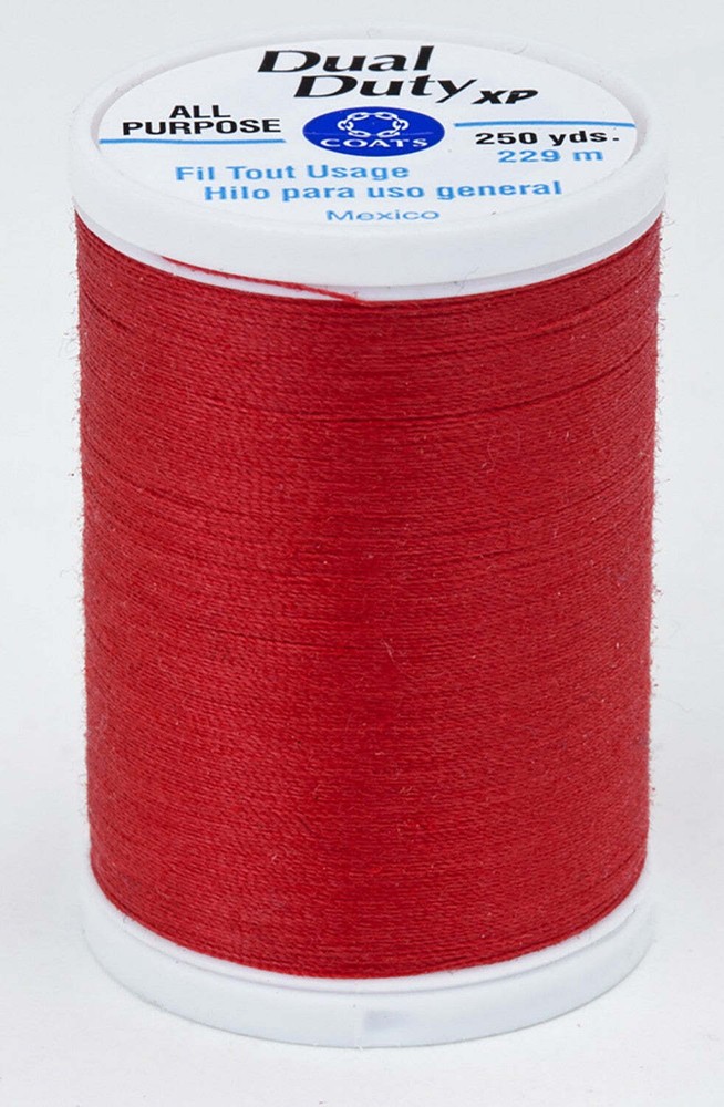 2160 Atom Red Dual Duty XP Polyester Thread 250yds