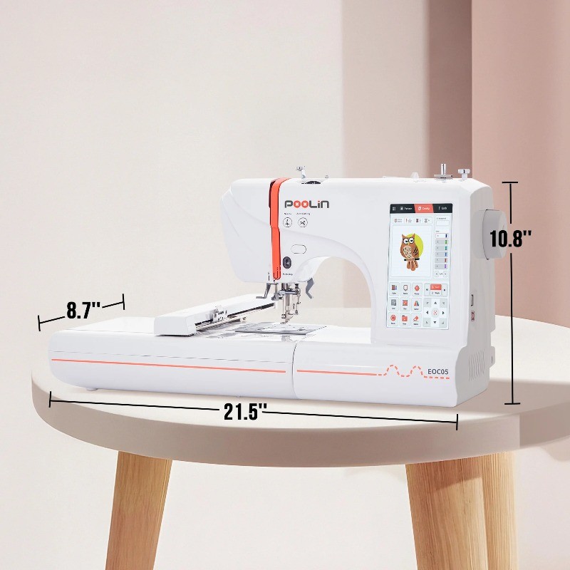 Embroidery Machine EOC05 Computerized Machine Include Threads&Tear