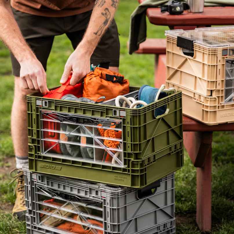 Collapsible SidioCrate. Super-durable pro-grade storage.