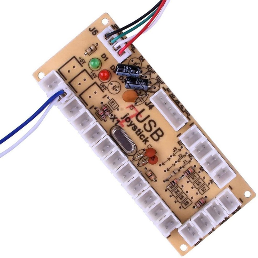 Quimat Zero Delay Arcade USB Encoder Board to Joystick for Mame Jamma Other PC F