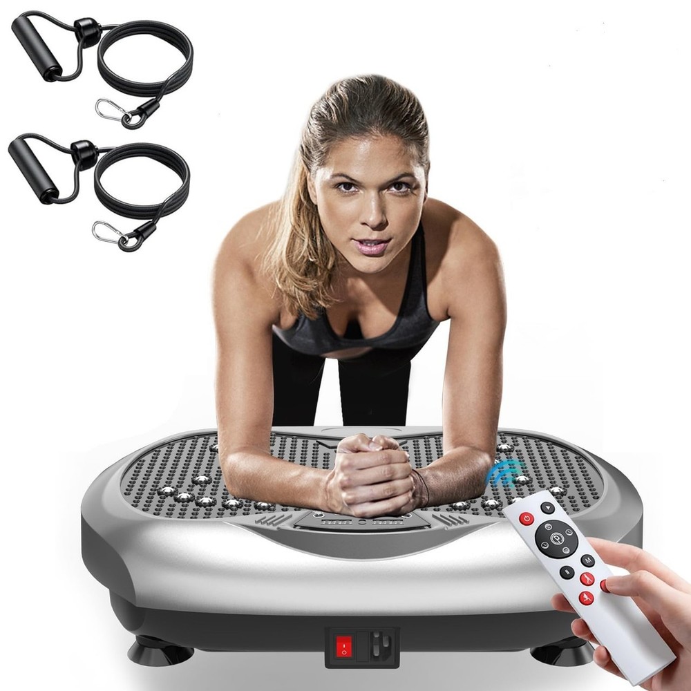 Natini Vibration Plate Exercise Machine - Whole Body Workout Vibration Platform