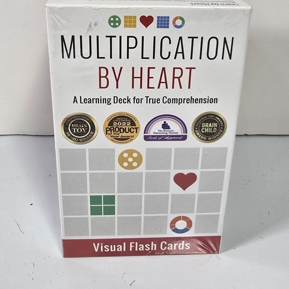 Multiplication By Heart Visual Flash Cards Learning Deck Sealed