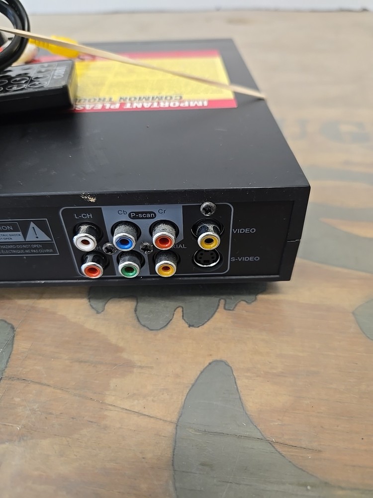 Coby DVD/Video Compact Disc Dolby Digital Audio Player w/ Remote & RCA Cable