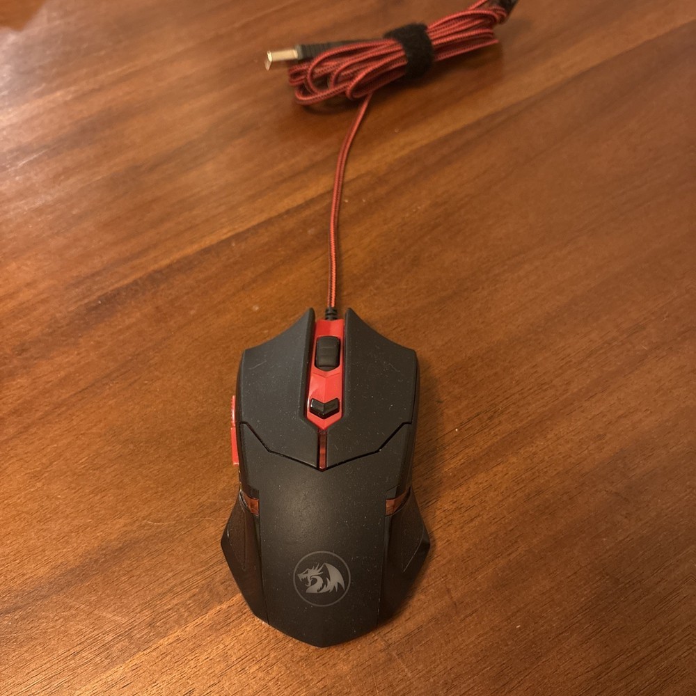 Redragon Gaming Headset w/ Mic + Mouse Wired RGB PC PS4 Bundle