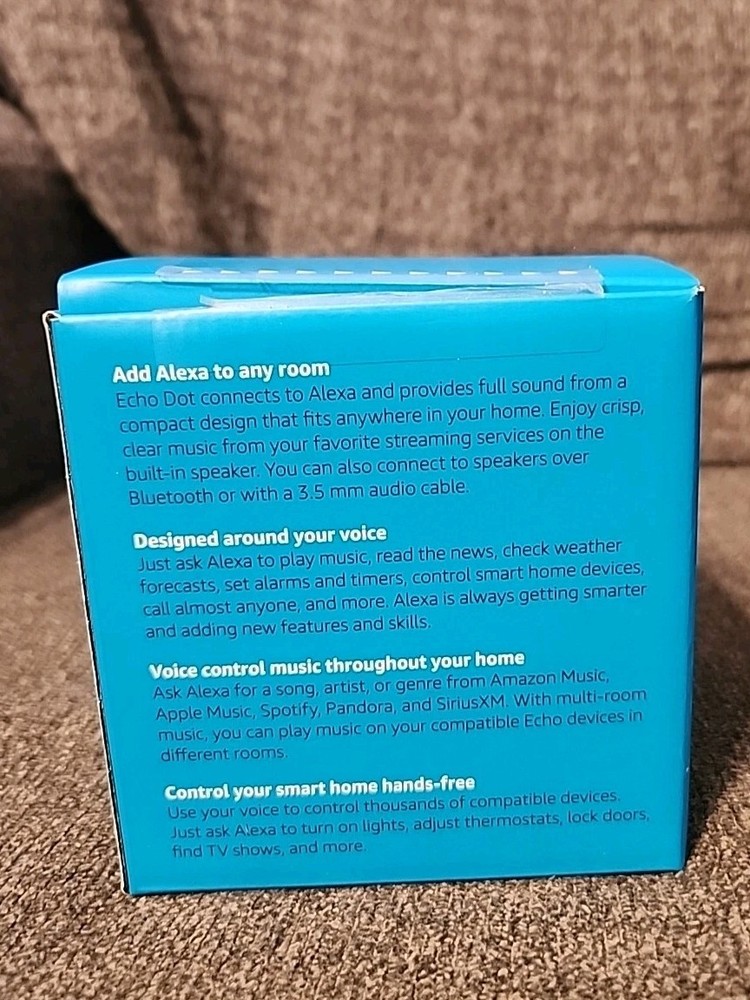 Echo Dot (3rd Gen) - Smart speaker with Alexa – Charcoal - Amazon Echodot