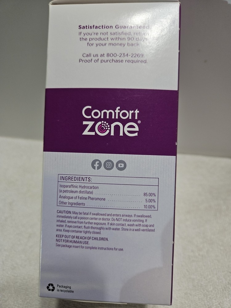 Comfort Zone Multi-cat Calming Diffuser Refills 3 Pack