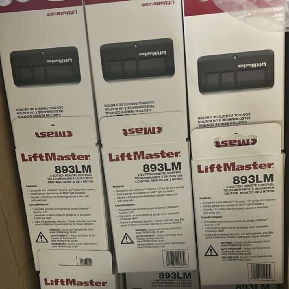 LiftMaster 893LM 1-Button Garage Remote Security+ 2.0 – 1 Pack