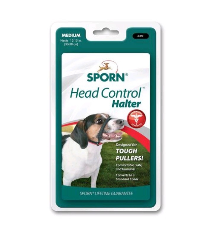 Sporn Head Control Halter Tough Pulling Dog Collar Training - MEDIUM