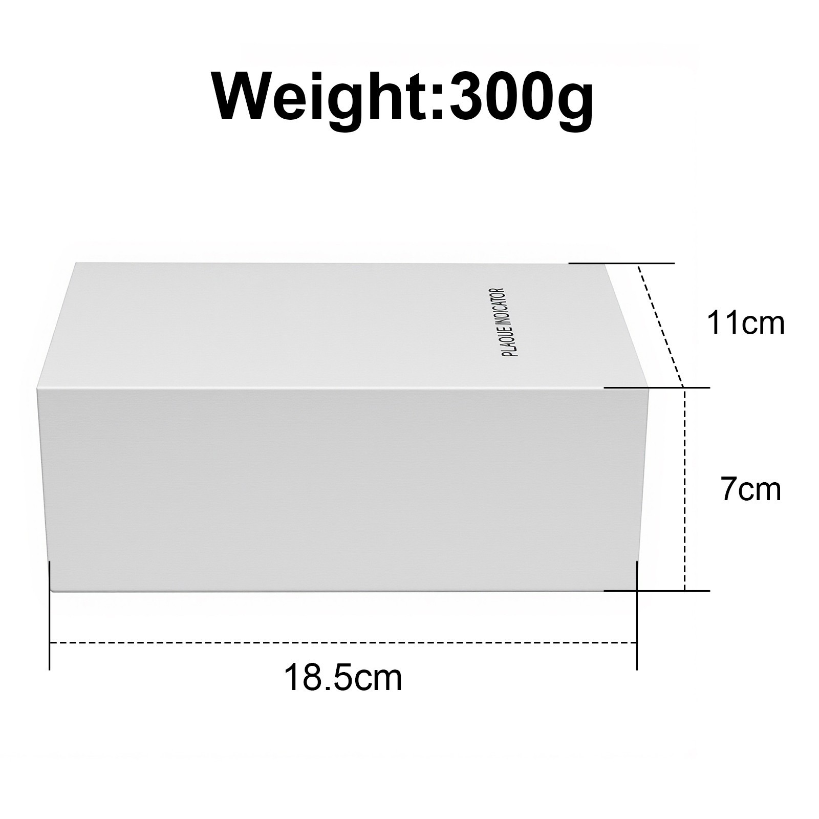 Electric Dental Plaque Indicator Detector Display Device Oral Hygiene Care White