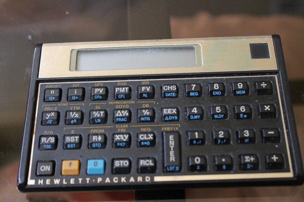HEWLETT PACKARD FINACIAL CALCULATOR
