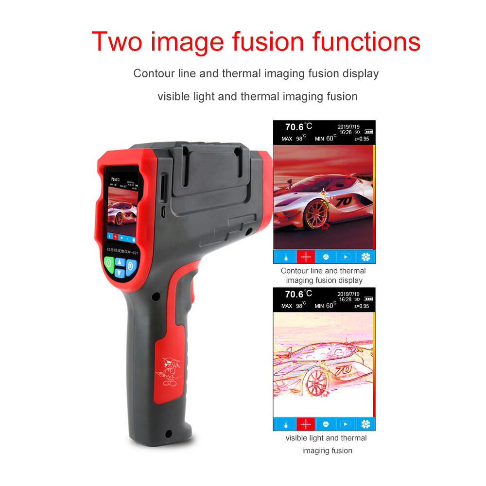 Hot Infrared Thermal Imager Camera Temperature Detector -10 to 400C PC Software