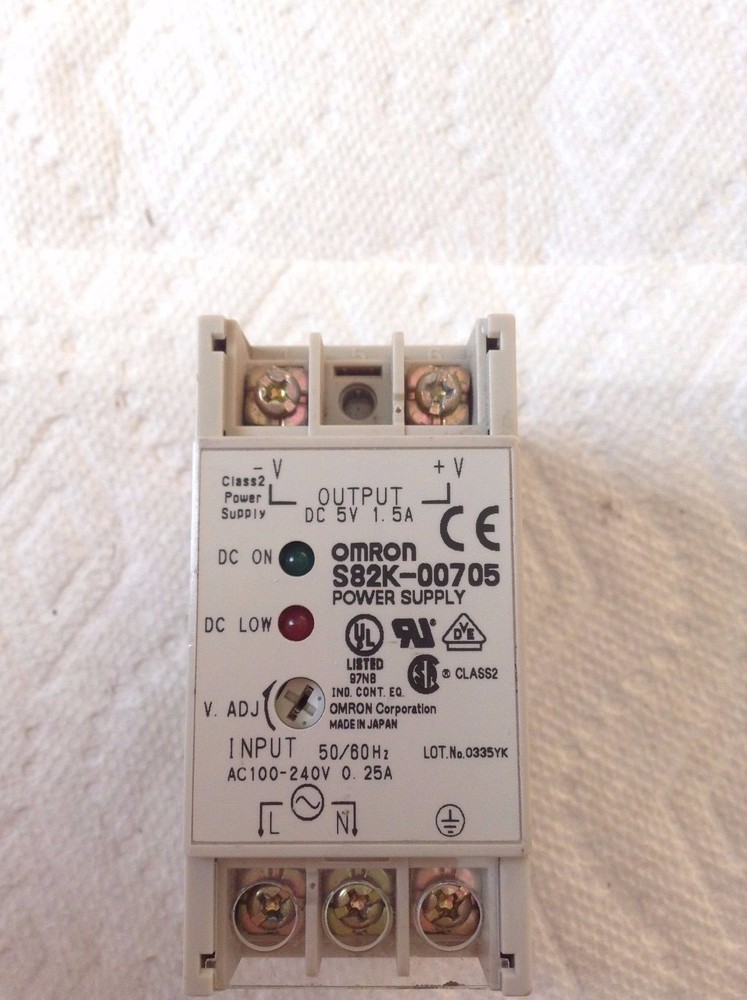 Omron S82K-00705 Power Supply