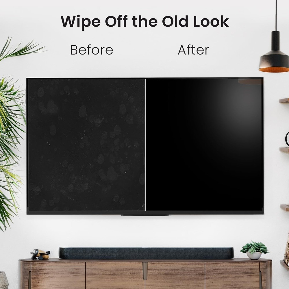 TV Screen Cleaner Set with Microfiber Cloth - 4 Pack