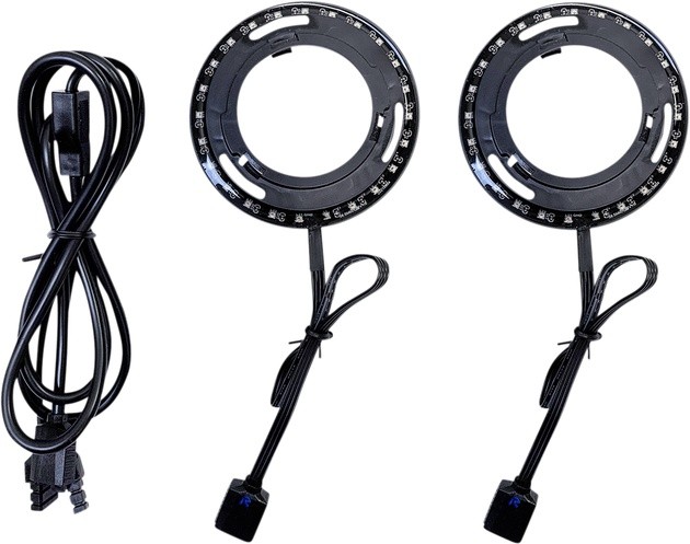 Custom Dynamics Fairing Mount Boom! Audio Stage II ProGLOW LED Speaker Lights