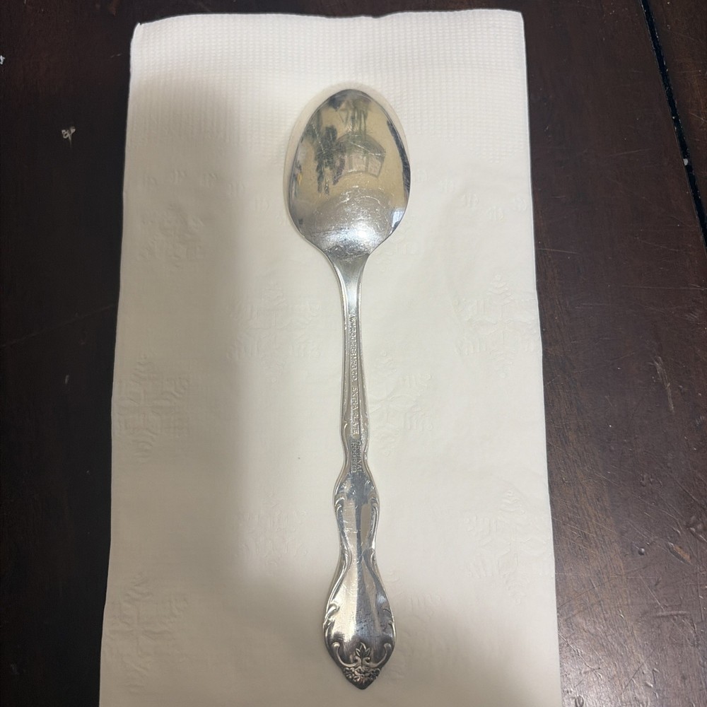 William Rogers Mfg. Co. "Camelot" pattern, AKA "Melody" Extra Plated Teaspoon 8