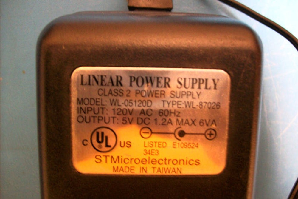 ST MICROELECTRONICS WL-05120D Used LINEAR POWER SUPPLY