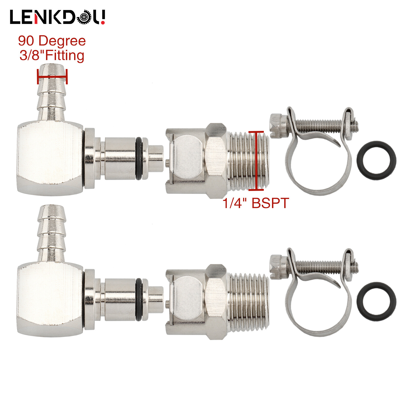 Gas Fuel Pump Line Hose Quick Release Disconnect Coupling 1/4" BSPT For Triumph