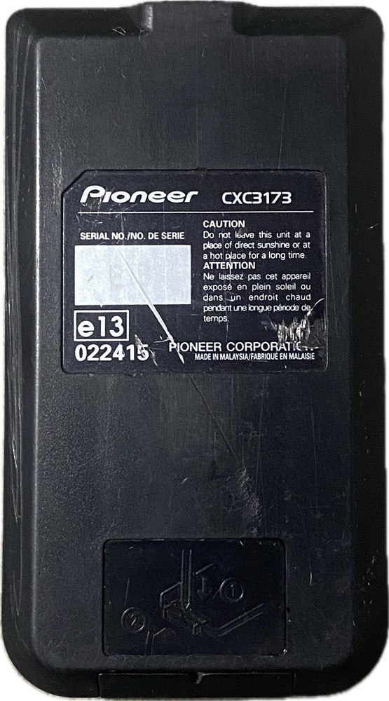 PIONEER REMOTE CONTROLLER CXC3173
