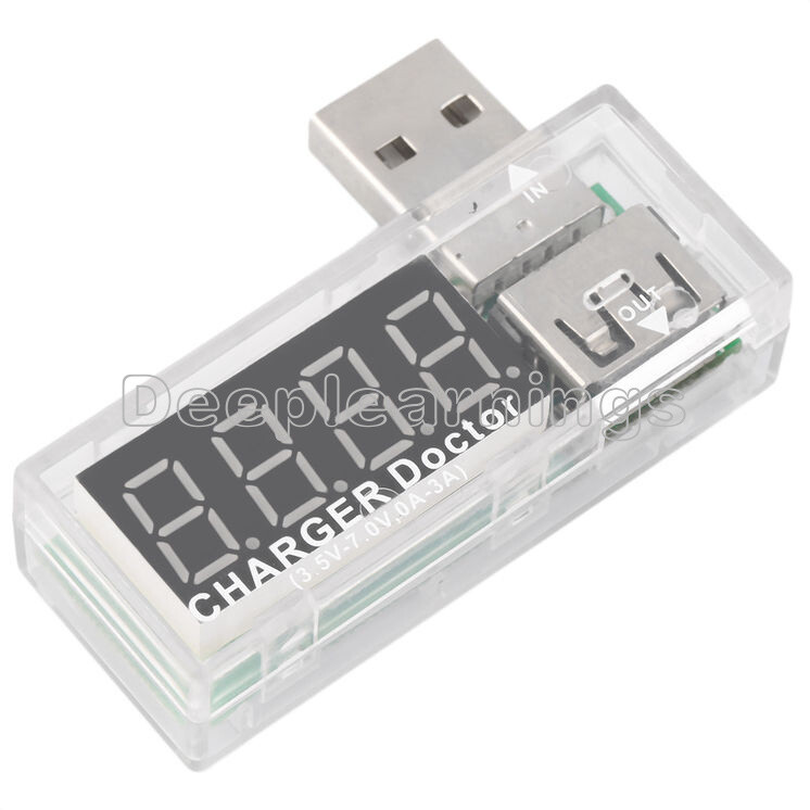 USB Charger Doctor Voltage Meter Current Meter Volt Amp Tester Detector