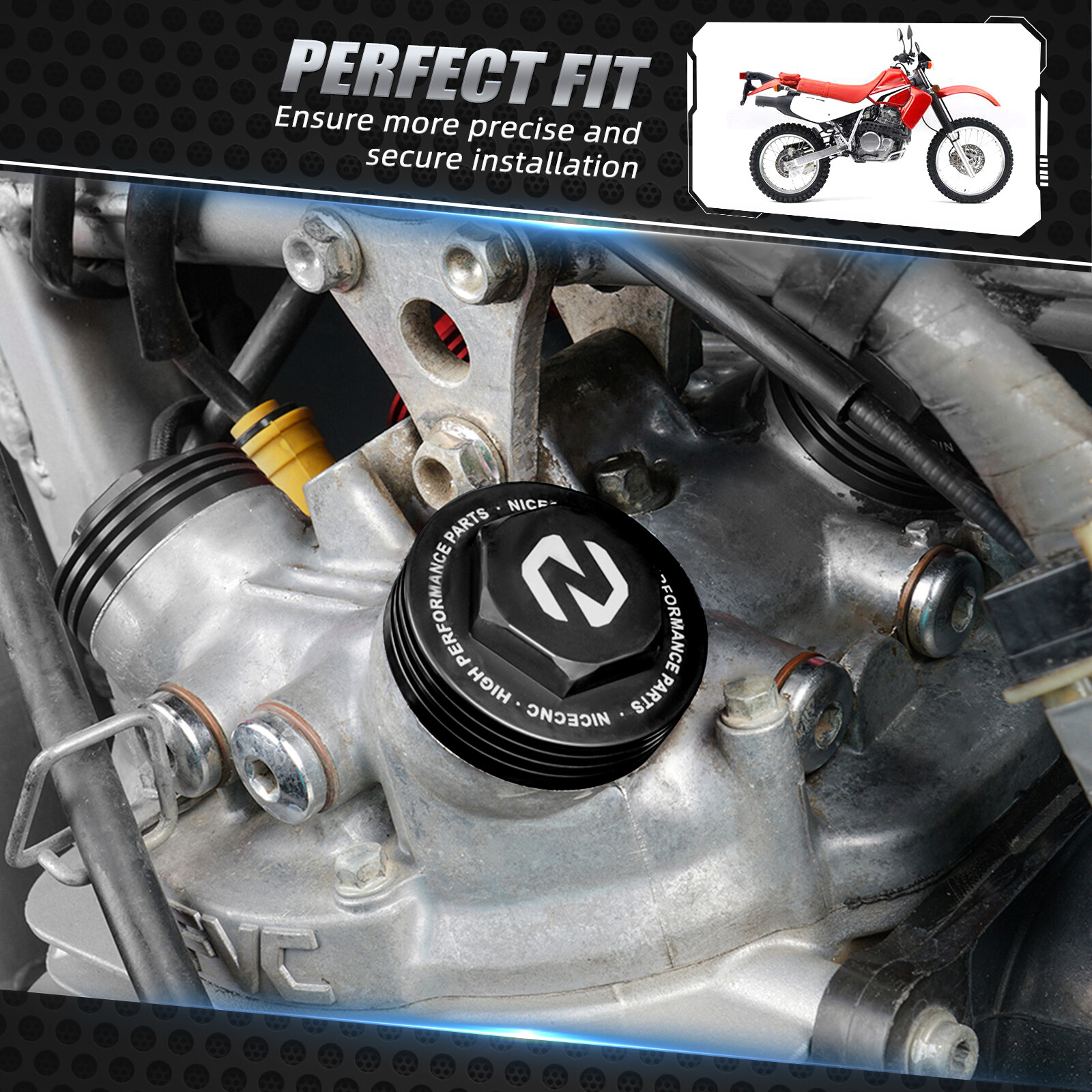 NiceCNC Fairings Body Kit Foot Peg Chain Cover For Honda XR650L 1993-2023 2024