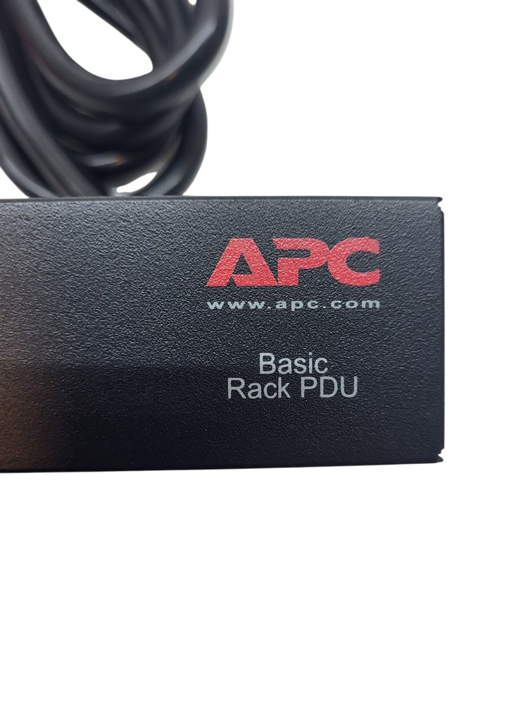 APC Rack Mount PDU, Basic 200V-230V/30A, (10) Outlets, 1U Horizontal Rackmount--