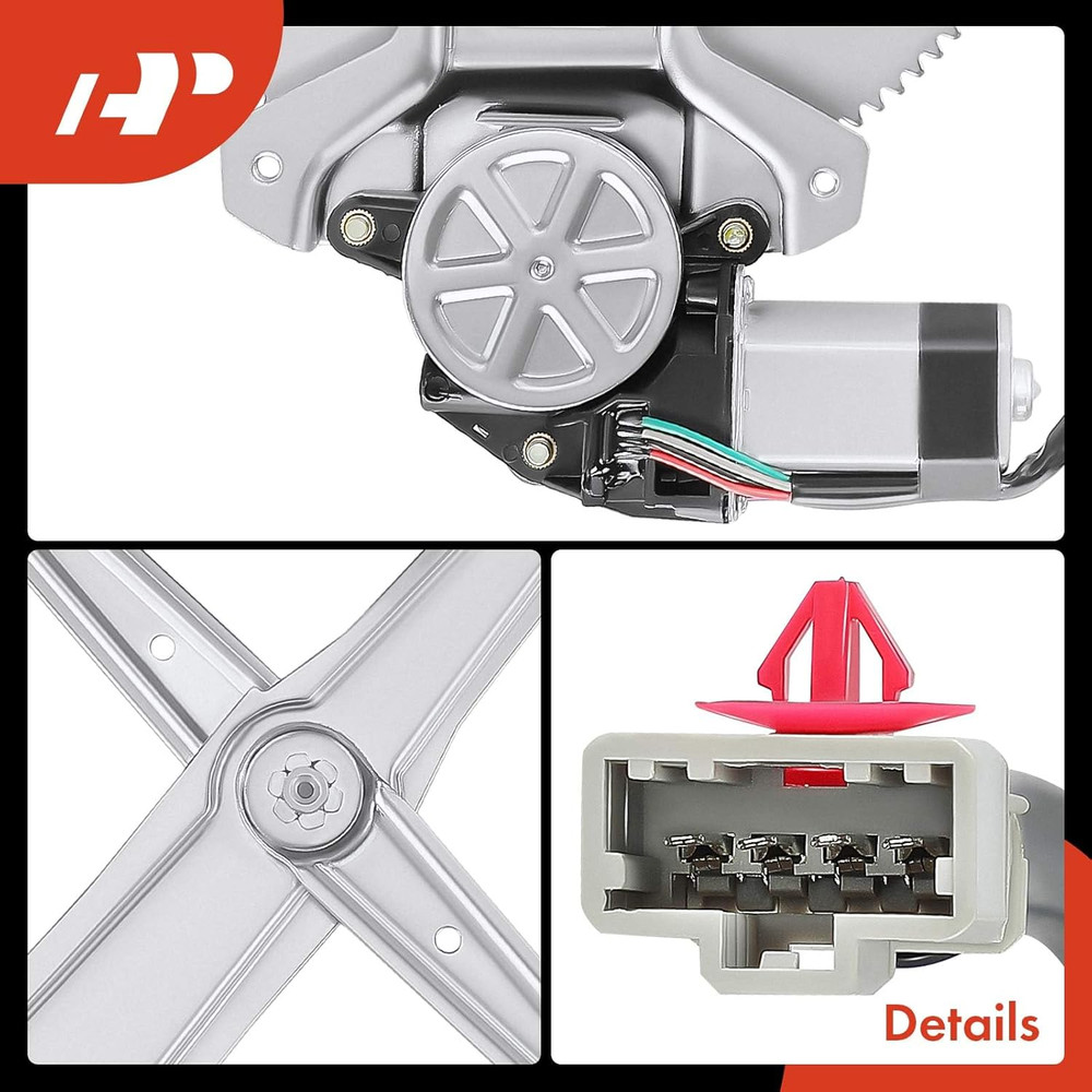 1997-2001 Honda CR-V Front Left Driver Side Window Regulator–Compatible