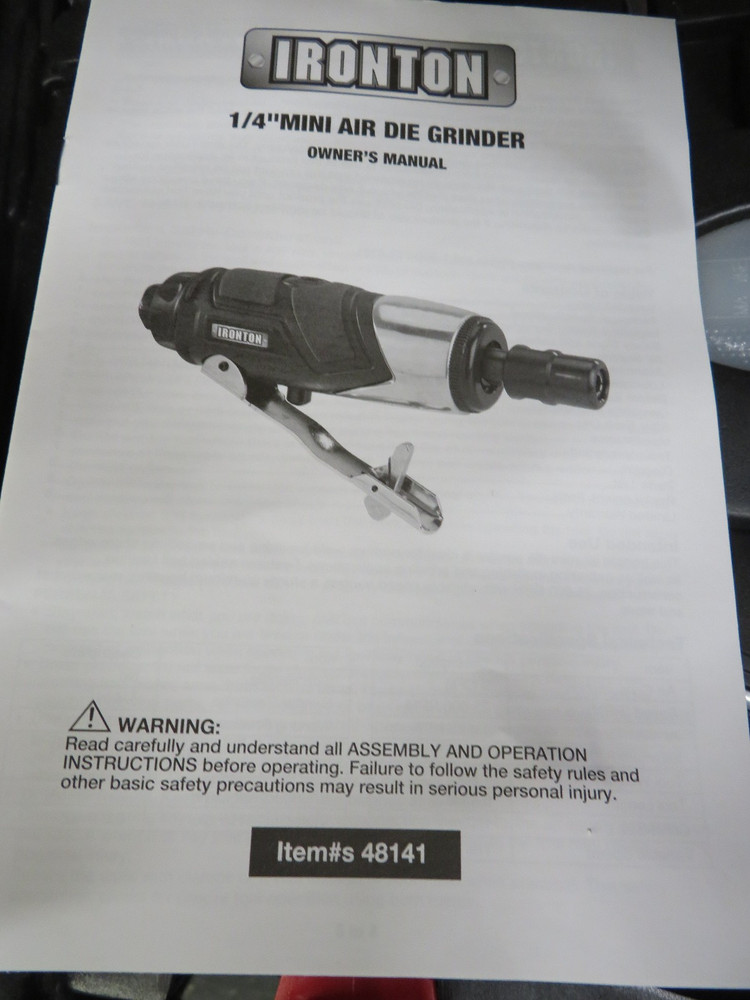 Ironton Air Tool Kit with accessories