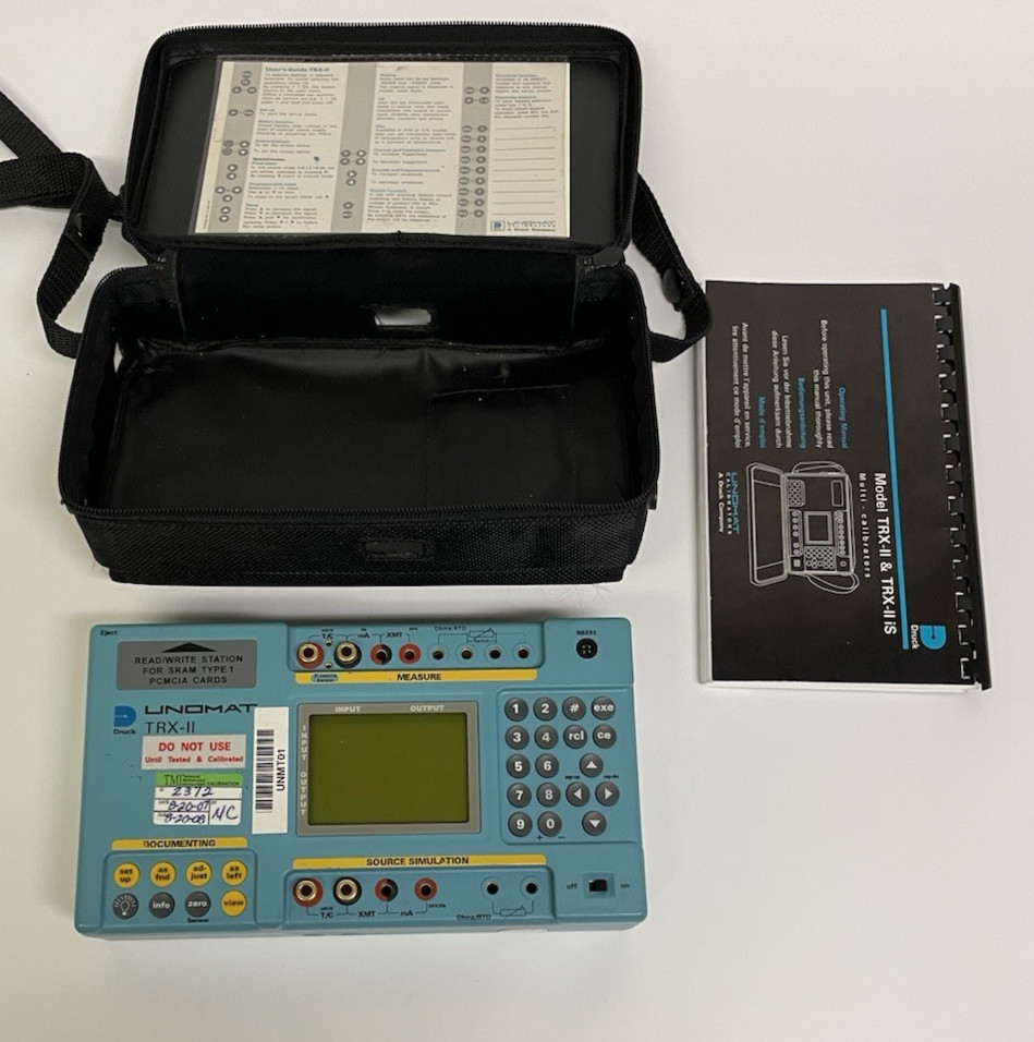 Druck UNOMAT TRX II Multi-Function Portable Documenting Calibrator Pressure