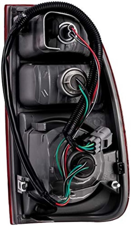 1611226 Tail Light Assembly Compatible with Select Toyota Red Driver Side