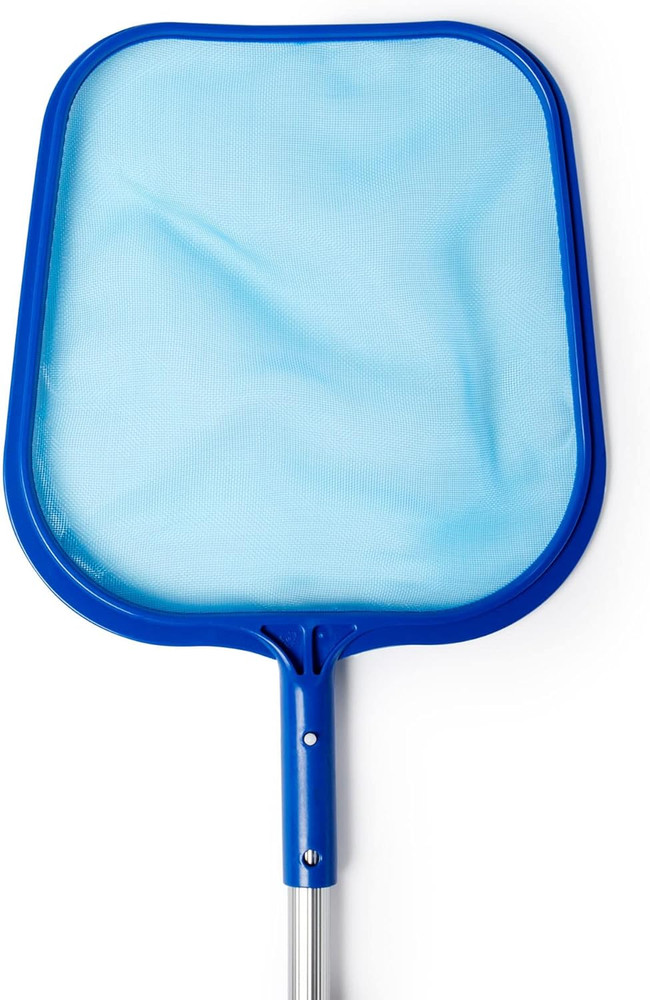 Leaf Skimmer with 48" Adjustable Aluminum Telescopic Pole