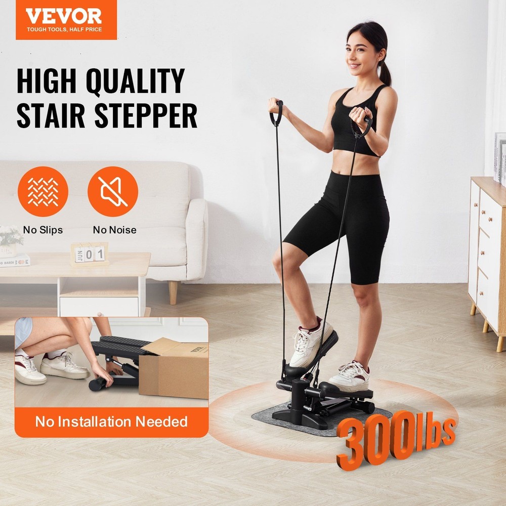 All-in-One Mini Stepper with Electronic Display 330lb Rated