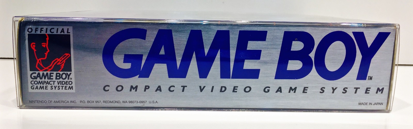 1 Original NINTENDO GAME BOY CONSOLE Box Protector Fits Blue / Gray Box Only!